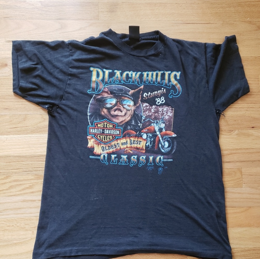 Vintage Harley Davidson's Black Hills Rally 88